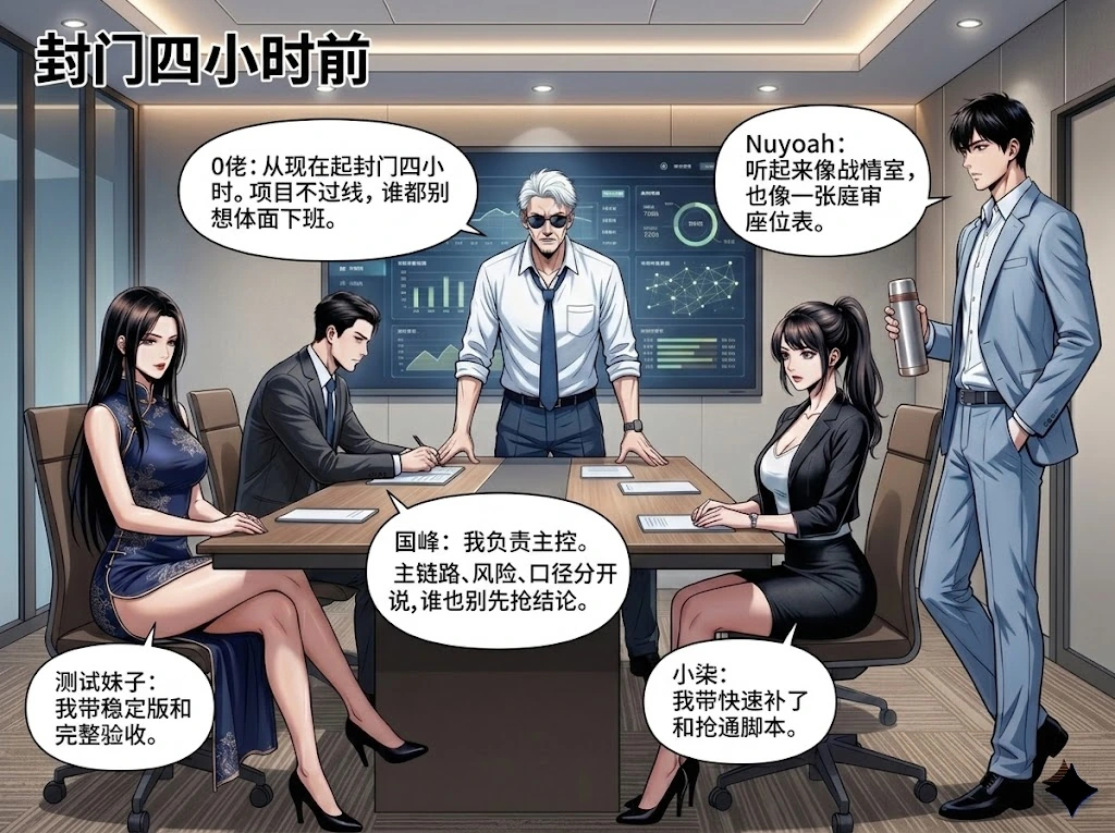 《霸总与他的后宫》封面主视觉